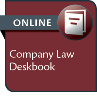 Company Law Deskbook--ONLINE