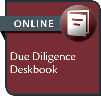 Due Diligence Deskbook--ONLINE